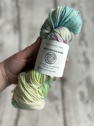 Hand dyed yarn - dyed, bfl/corriedale