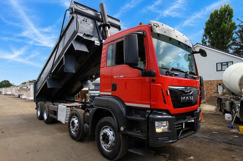 2017 man tgs 8x4 steel - 2017,