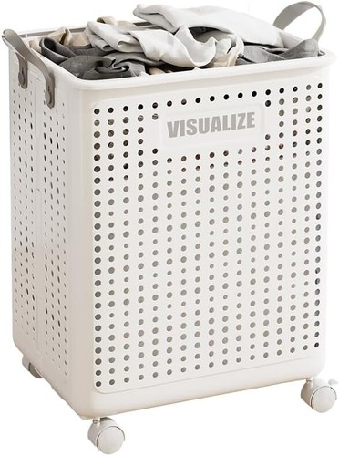 Collapsible laundry hamper - hamper, 42l
