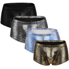 Mens Metallic Embossed Snake