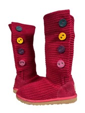 UGG Australia knit red boots