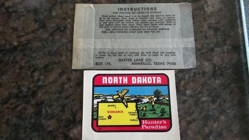 Vintage travel sticker - vintage, decal
