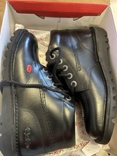 Kickers Black Leather High