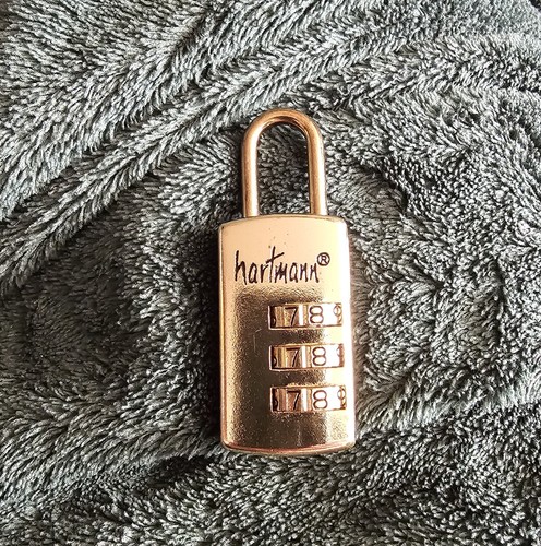 Vintage hartman luggage lock - hartman,