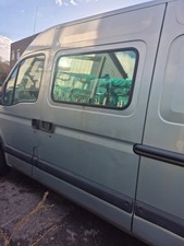 MASTER MOVANO INTERSTAR SILVER PASSENGER SIDE SLIDING DOOR WITH GLASS WINDOW