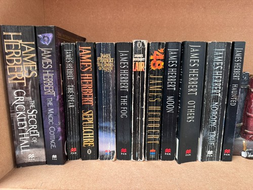 James herbert books - 12,