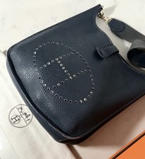 Authentic HERMÈS Evelyne 29 Crossbody Bag Clemence Leather