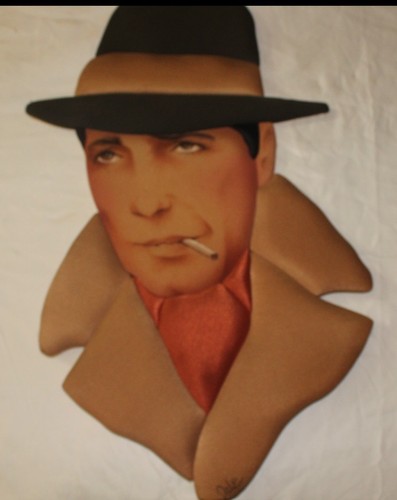 Humphrey bogart wall sculpture - bogart,