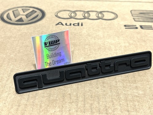 Audi satin black quattro - satin,