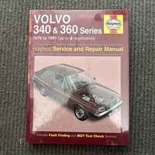 Haynes 715 Manual Volvo 340 & 360 1976 - 1991 Up To J Reg Service Repair Manual