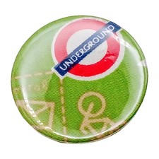 45mm LONDON UNDERGROUND badge