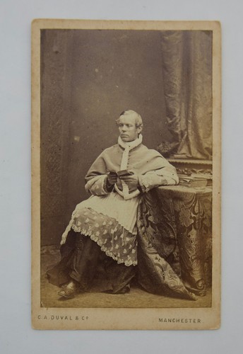 Cdv clerical man in - man,