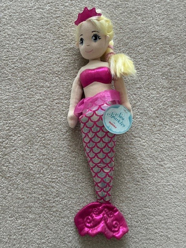 Sea sparkles mermaid rag doll - sea,