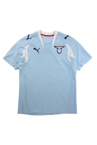 Lazio home shirt - 07-08, (l)