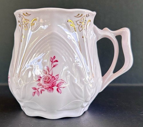 Antique rosa pink - rosa, porcelain
