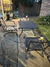 garden furniture set table and