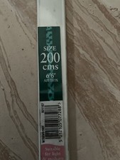 Curtain Track 200cm Flexible White Plastic Curtain Track with Fixings