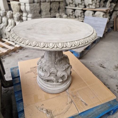 Large stone garden table - large,