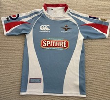 Official Canterbury Royal Air Force RAF Spitfires 2012 Rugby Union Shirt Small S
