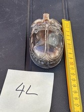 Stone Scarab Antique Souvenir Piece Interesting Ancient Egypt Curios 4L