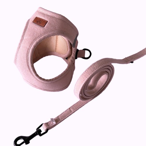 Luxury tweed dog harness - harness, &