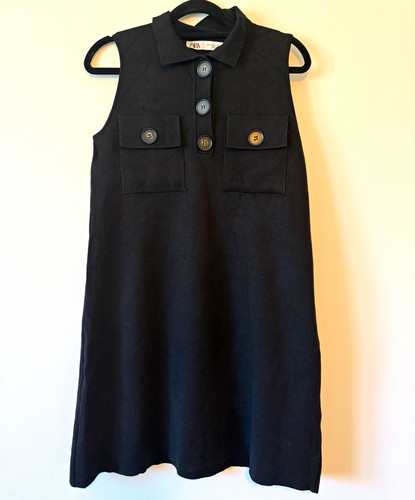 Zara black sleeveless - zara,