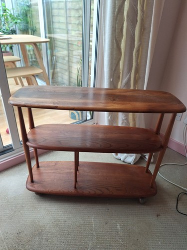 Vintage ercol wooden - ercol, trolley