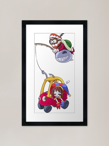 Kickstart kart framed - kart, art