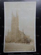 Bath chairs, Hackney Carriage and Hores & Cart outside St Saviours, PADDINGTON