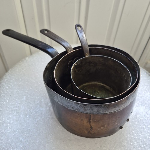 French copper pans set - pans,