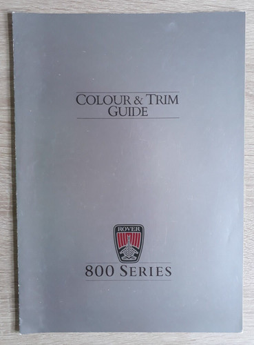 Rover 800 series colour - rover,