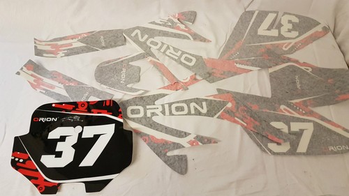 St074 red sticker - red, decal
