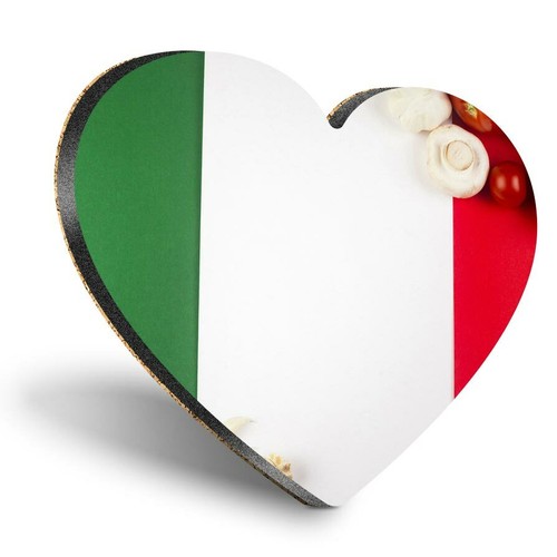 Heart mdf coasters italian - mdf,
