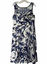 eShakti Umbrella Print Dress