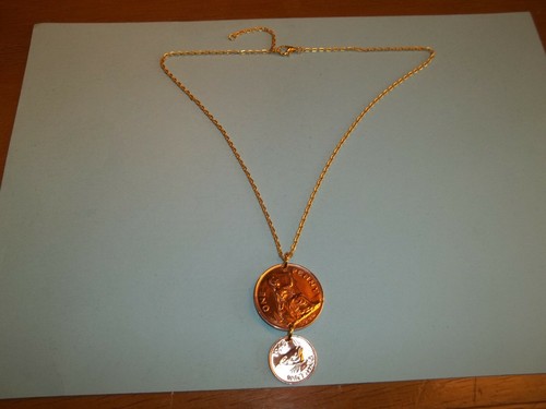 Penny farthing coins - penny,