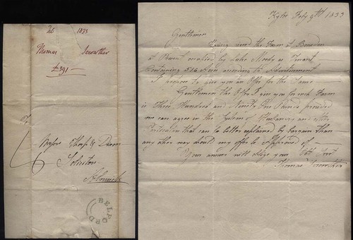 1833 belford letter - 1833,