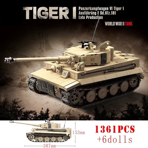 1361pcs tiger tank - i,