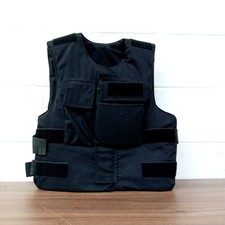 British UKSF SAS CBA Body Armour Vest With Soft Filler Plates – Black – Rare UN