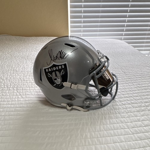 Raiders silver autographed - silver,