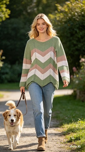 Sage chevron knit jumper - sage,