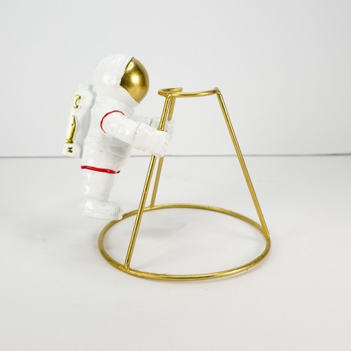 Astronaut figurine gold - astronaut,