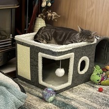 Warm Cat Bed Cave House -