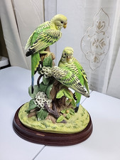 Royal Crown Pair of Parakeets