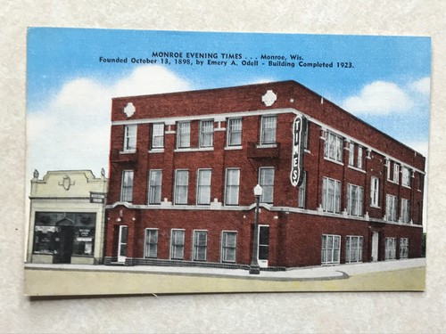 P1724 vintage postcard monroe - p1724,