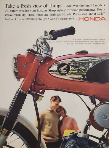 1965 print honda s90 - honda,