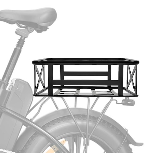 Rear rack bike basket steel - rack,