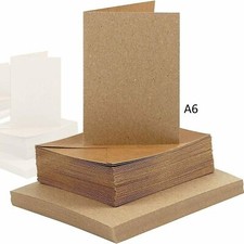 A6 Blank Card Craft Cards &