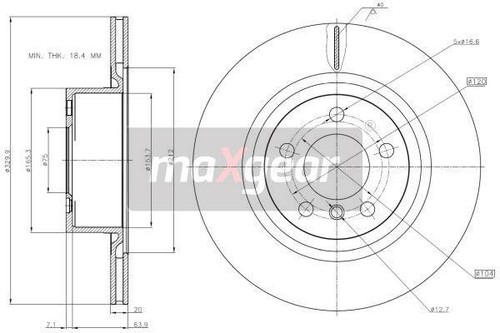 New brake disc for - 2x,