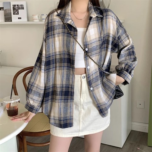 Women tartan oversized - women’s,