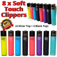 8 x Clipper Lighters SOFT